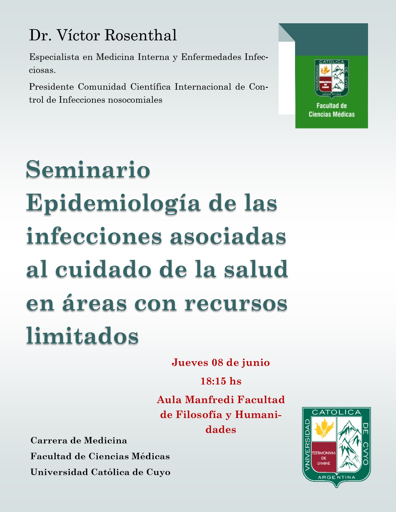 Infecciones asociadas al cuidado de la salud IACS