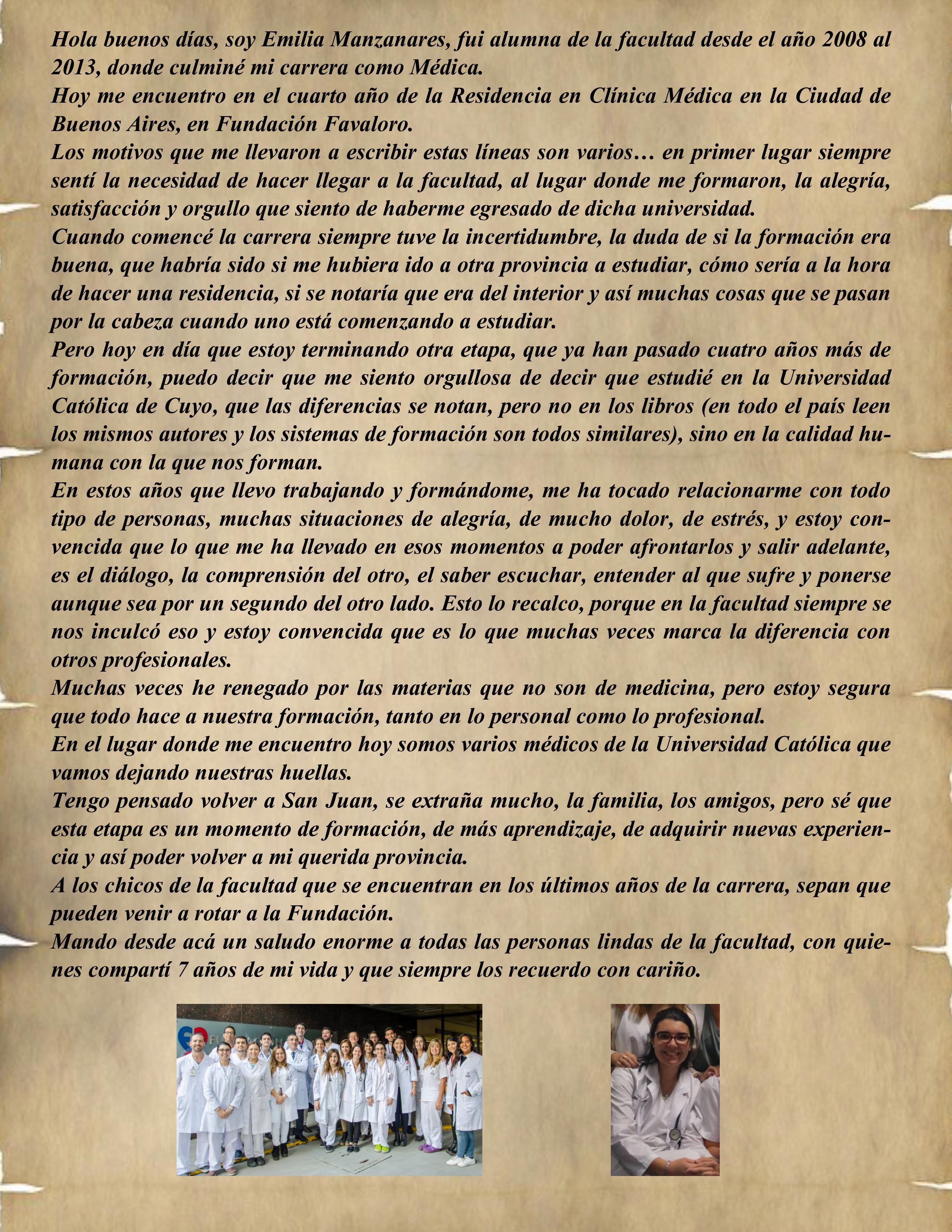 carta a la catolica