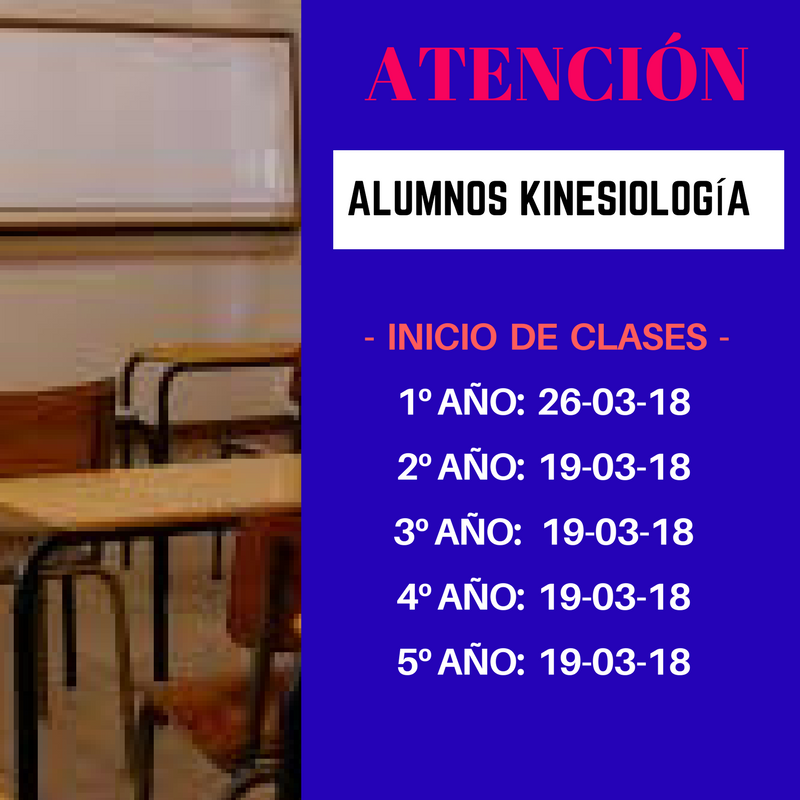 INICIO CLASES kinesio