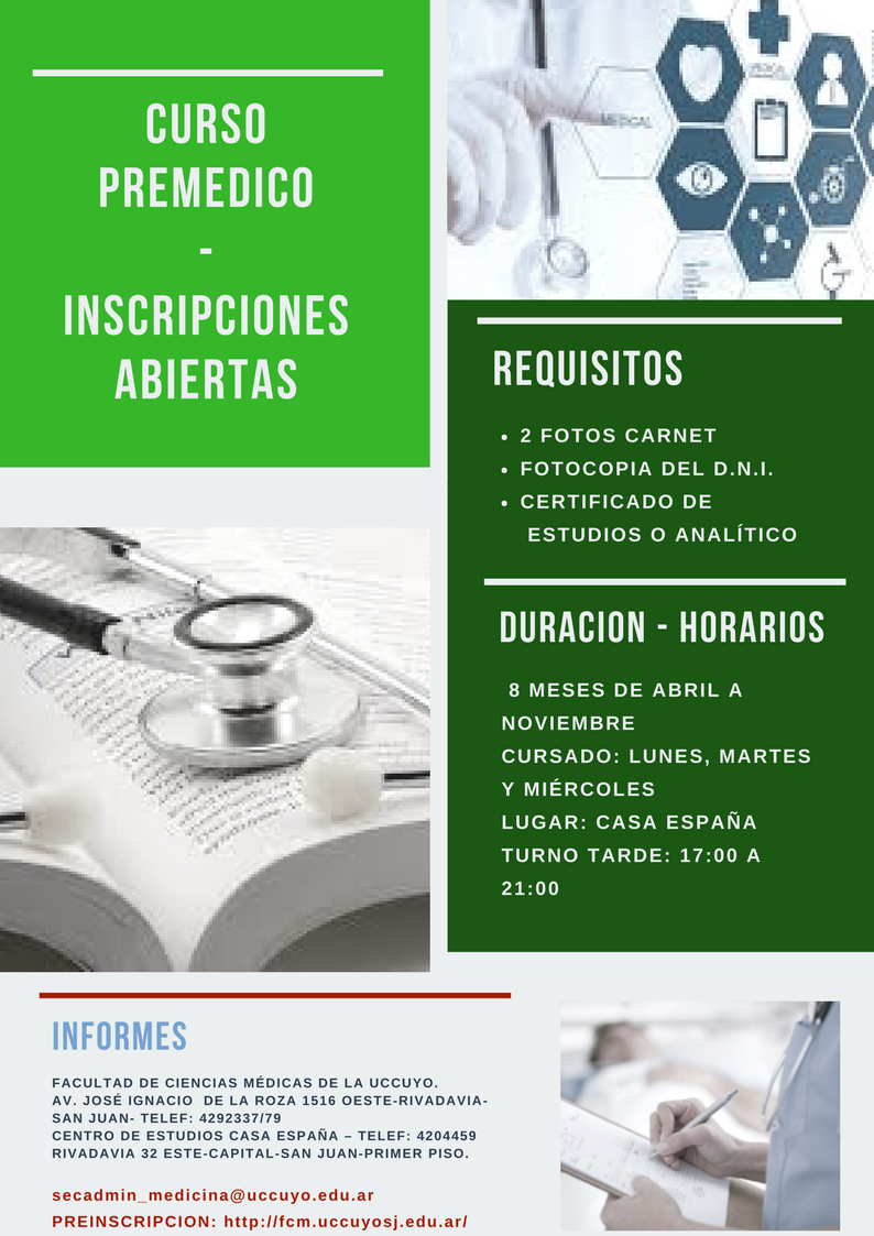 curso premedico