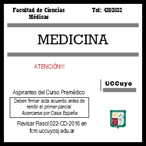 aviso premedico