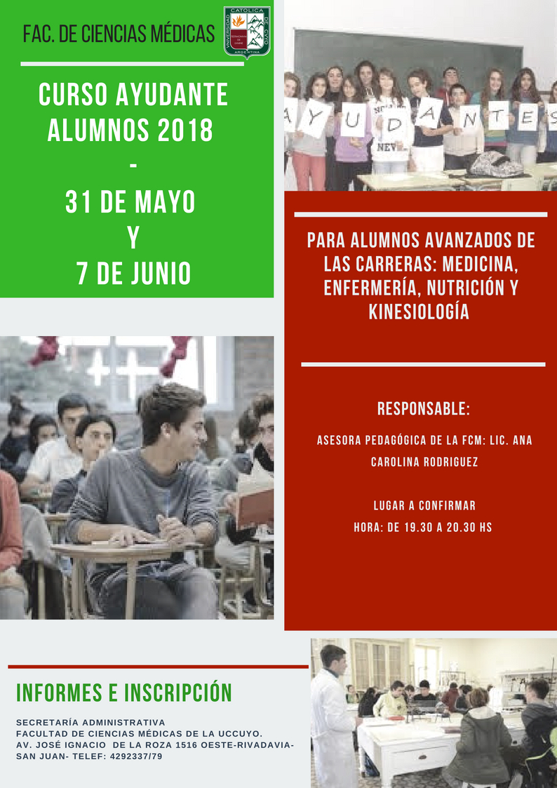 curso ayudante alumno