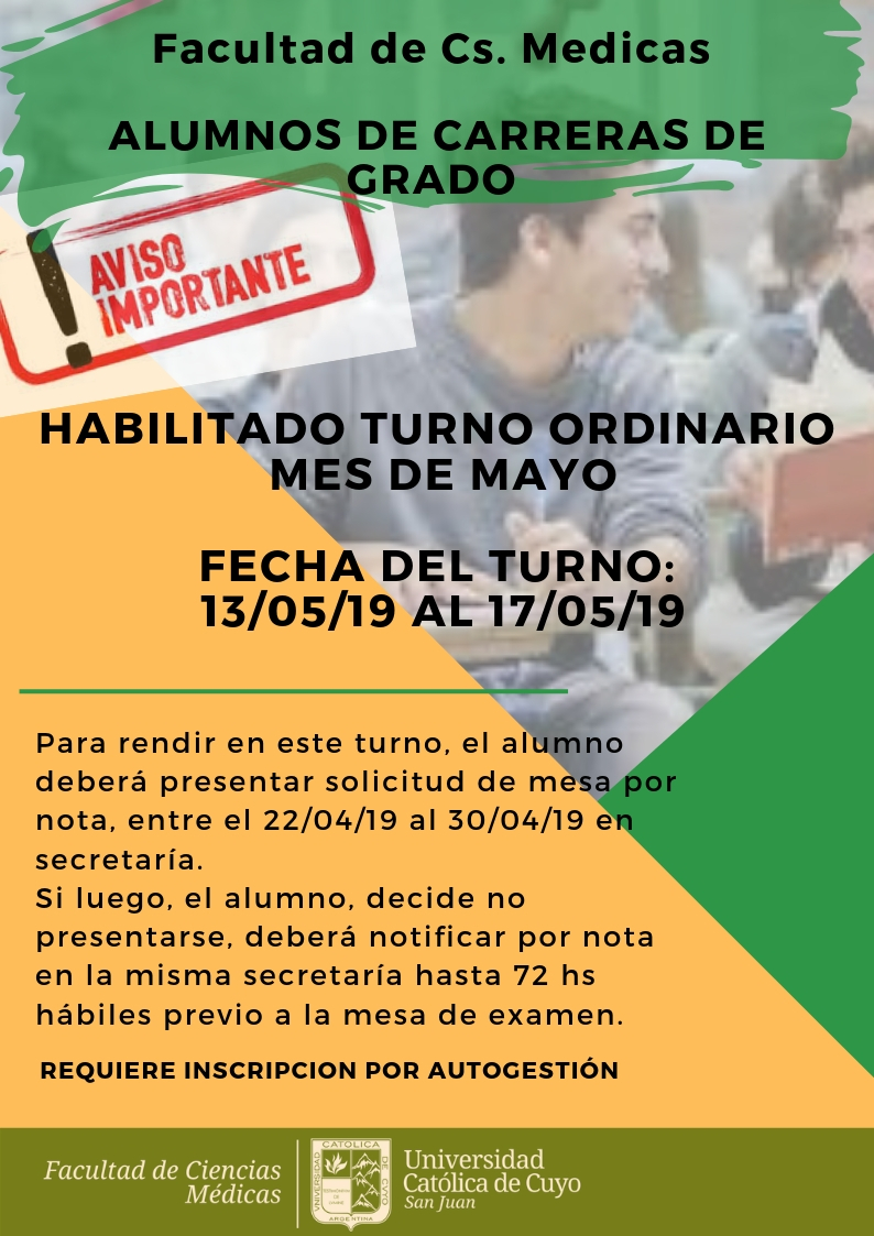 aviso mesa mayo