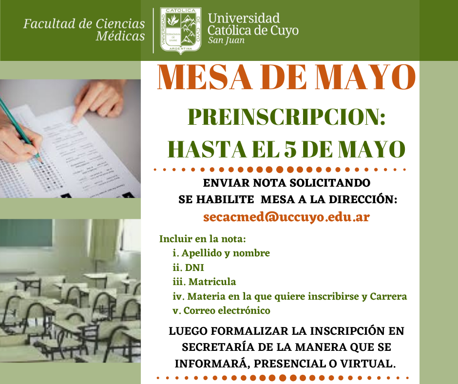 MESAS MAYO