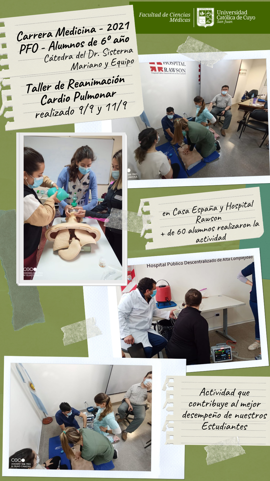 Taller de Reanimacin cardio pulmonar