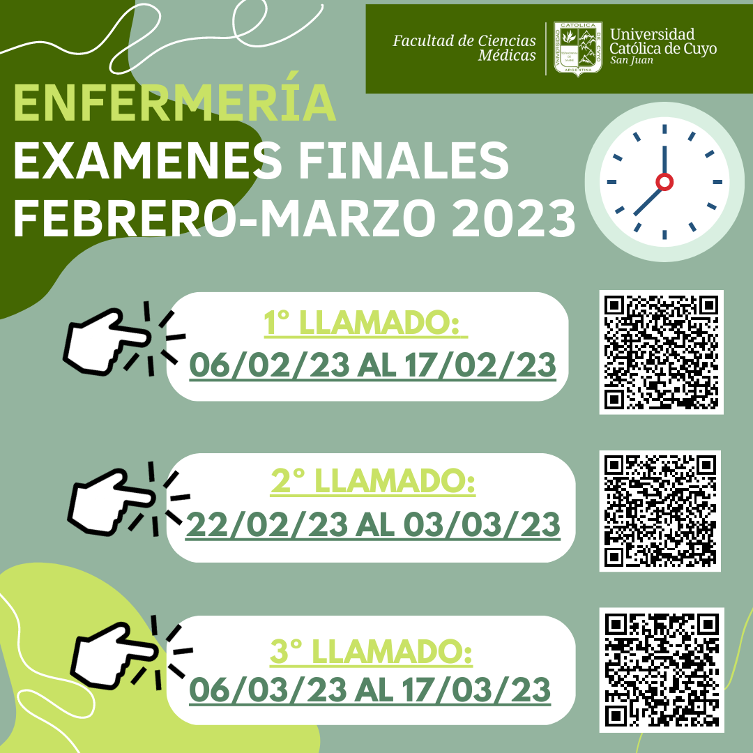 EXAMENES ENFERMERIA 2023