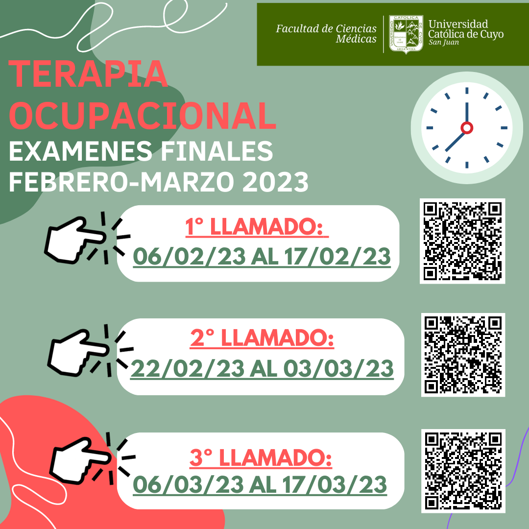 FECHAS EXAMENES TO