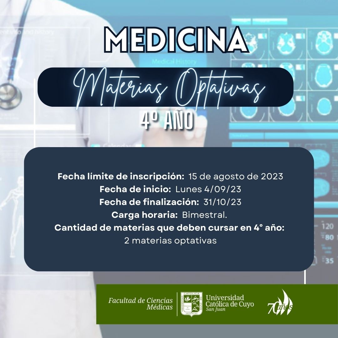 optativa medicina 4 año